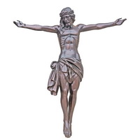 Bronze Jesus corpus crucifix