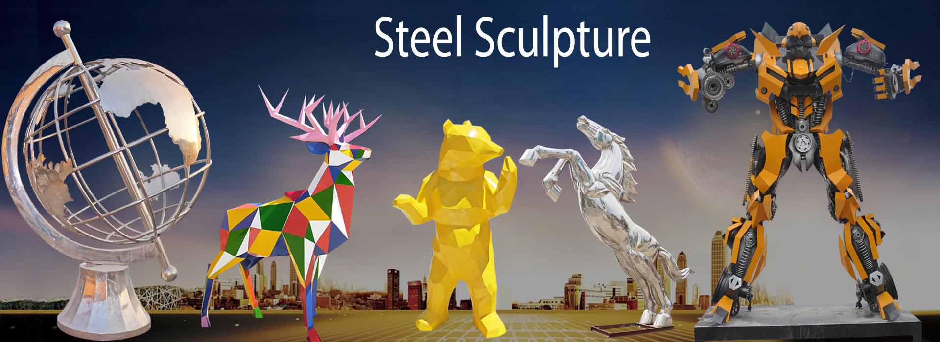 stainless steel statue sculpture
