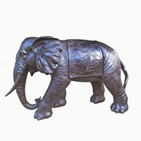 Bronze elephant statue