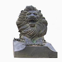 Bronze lion statues