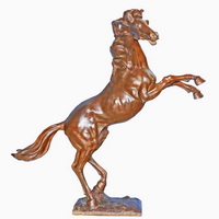 Copper horse statue