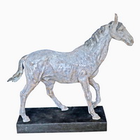 White horse statue