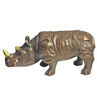 Bronze rhinoceros