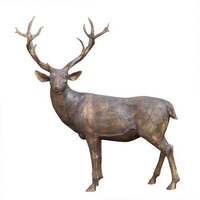 Bronze stag