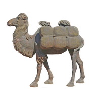 Bronze camel statue