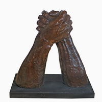 Bronze hand sculpture