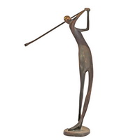 Bronze golfer