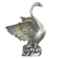Bronze swan