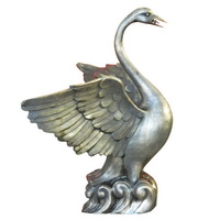 Bronze swan