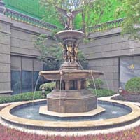 Bronze fountain