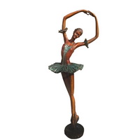 Bronze statue ballerina