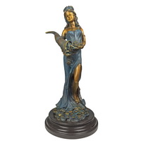 Art deco bronze figurines