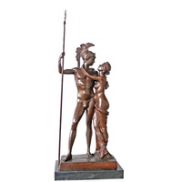 Art deco statue bronze