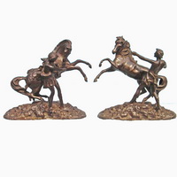 Bronze horseman statue