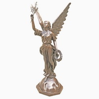 Bronze angel statue