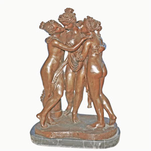 Three graces statue