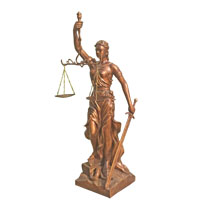 Justice statue