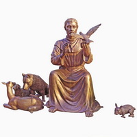St. Francis statue video