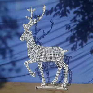 Steel wire sculpture