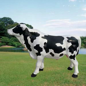 Garden cow statue