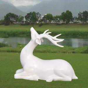 Deer garden statue