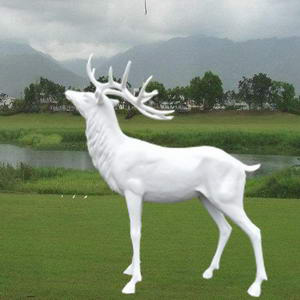 life size stag statue