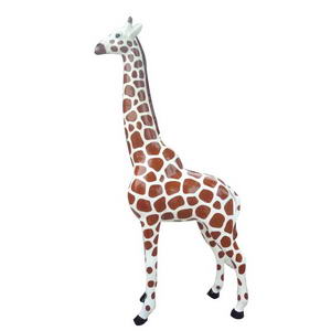 Fiberglass giraffe statue