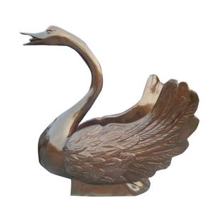 Swan fountain statue