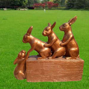 life size rabbit statues