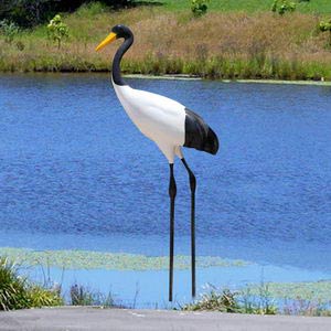 life size crane statues