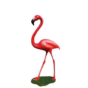 outdoor flamingo statues