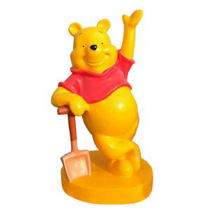 Cartoon bear statue