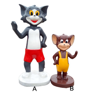 Tom and Jerry statue