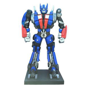 Large Optimus prime statue