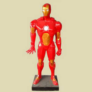 Large size iron man statue