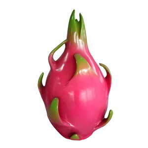 Dragon fruit garden sculpture