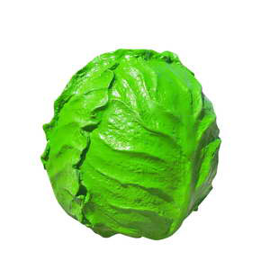 Garden cabbage sculpture