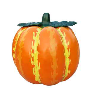 Large outdoor pumpkin sculpture