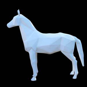 Modern horse sculpture