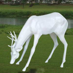fiberglass deer statue