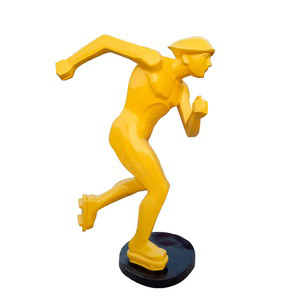 Skate player statue