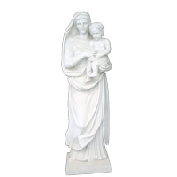 Mother Mary with Jesus statue