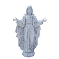 marble Sacred heart statue