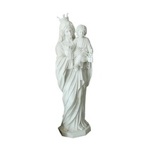 marble Our lady of the Rosary statue