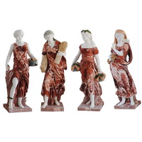 marble four season goddess statues