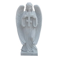 cemetery marble angel statue