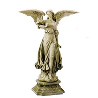 Marble angel sculpture