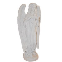 Sad angel statue