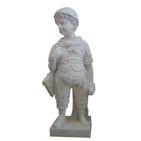 Boy garden statues