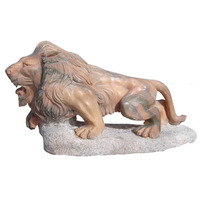 Lion garden statues